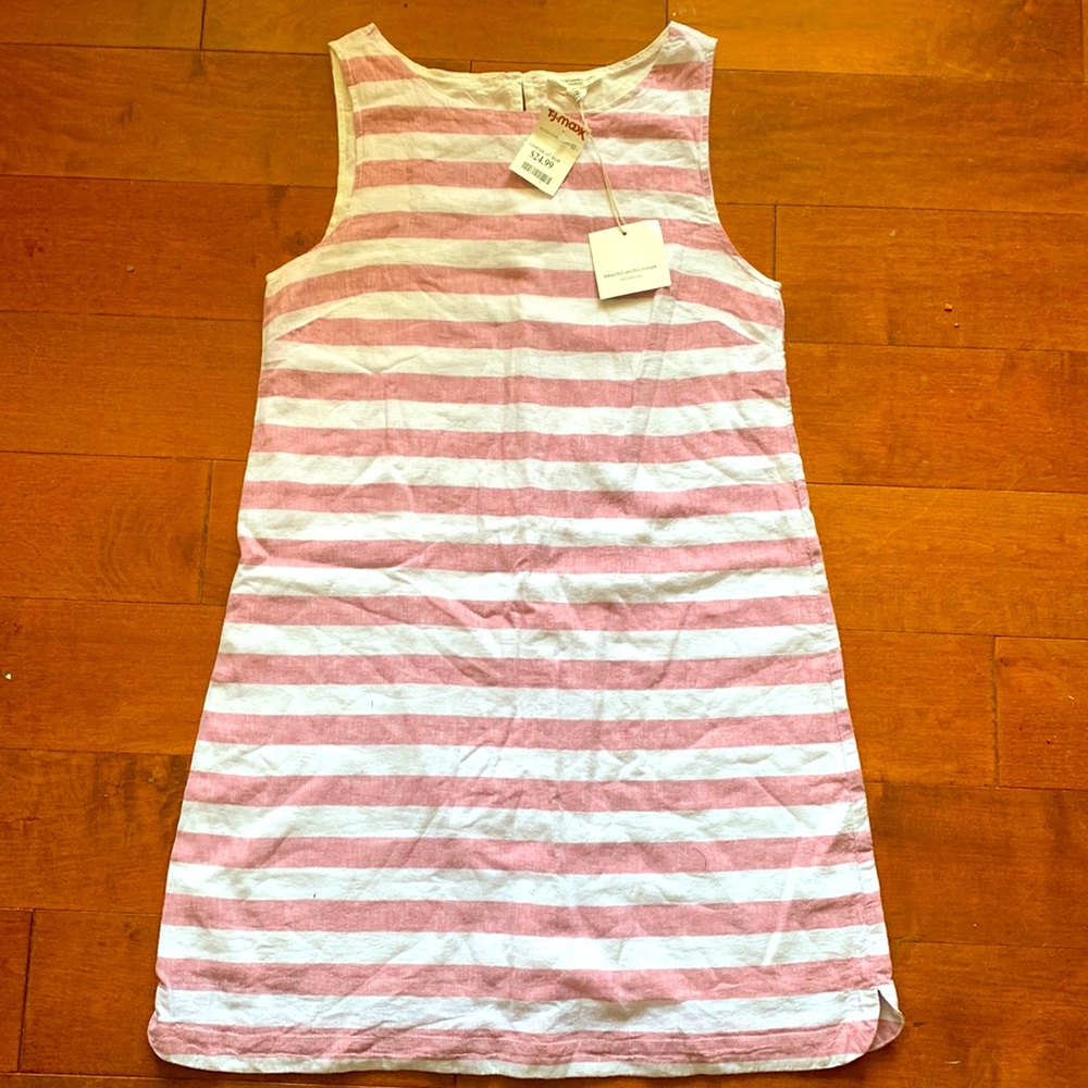 Beach Lunch Lounge Collection, Stripped Dress Size Medium